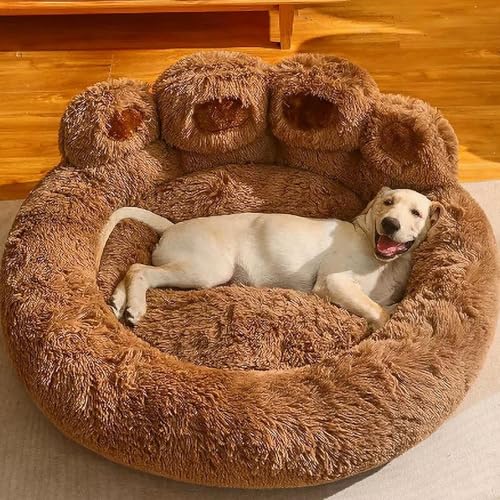 YPDOPORA Haustierbett Für Hunde Und Katzen, Süßes Hundebett in Bärentatzenform, Füllung Aus Weicher PP-Baumwolle, rutschfeste Unterseite, Süßes Bärenklauen-Design, Maschinenwaschbar,B,XS YPDOPORA Haustierbett Für Hunde Und Katzen, Süßes Hundebett in Bärentatzenform, Füllung Aus Weicher PP-Baumwolle, rutschfeste Unterseite, Süßes Bärenklauen-Design, Maschinenwaschbar,B,XS von YPDOPORA