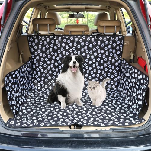 YPDOPORA Hunde-Autositzbezüge, Kofferraum-Cargo-Einlage – Oxford, Wasserdicht, Für Mittelgroße Suvs, Autos Und Lkws, Langlebige Bodenmatte Schützt Den Autositz Ihres Fahrzeugs, Waschbares Autozubehör von YPDOPORA