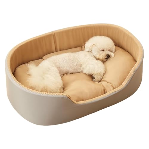 YPDOPORA Hundebett Für Kleine Und Mittelgroße Hunde Und Katzen, Waschbar, Deluxe, rutschfeste Unterseite, Hohe Und Niedrige Seiten, Mit Abnehmbarer Universalmatte Für Alle Vier Jahreszeiten,Braun,S YPDOPORA Hundebett Für Kleine Und Mittelgroße Hunde Und Katzen, Waschbar, Deluxe, rutschfeste Unterseite, Hohe Und Niedrige Seiten, Mit Abnehmbarer Universalmatte Für Alle Vier Jahreszeiten,Braun,S von YPDOPORA