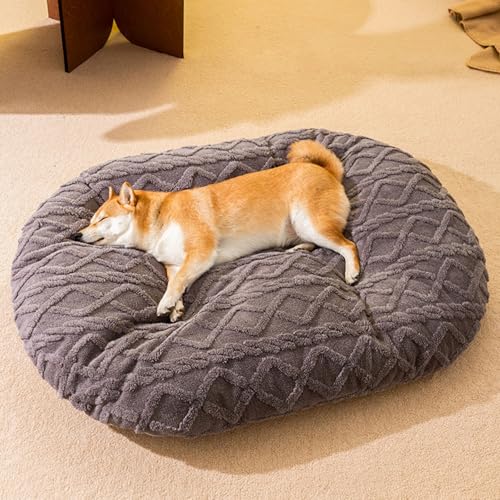 YPDOPORA Hundebettsofa Aus Memory-Schaum, Waschbares Hundebett, Waschbare Hundebetten Und Weicher Sofabezug Für Haustiere, Doppelseitige Warme Schlafbetten Für Kleine Und Mittelgroße Hunde,Grau,M von YPDOPORA