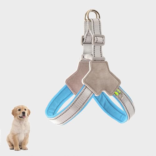YPDOPORA Hundegeschirr, No-Pull-Serviceweste Mit Reflektorstreifen Und Kontrollgriff, Verstellbares Und Bequemes Hundegeschirr, Haustiergeschirr Für Mittelgroße Und Kleine Hunde,Blau,S YPDOPORA Hundegeschirr, No-Pull-Serviceweste Mit Reflektorstreifen Und Kontrollgriff, Verstellbares Und Bequemes Hundegeschirr, Haustiergeschirr Für Mittelgroße Und Kleine Hunde,Blau,S von YPDOPORA