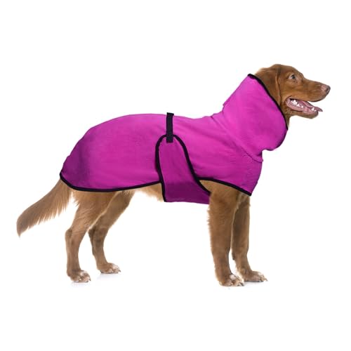 YPDOPORA Hundekleidung Für Den Winter, Warmer, Wattierter Mantel, Kuschelige Rollkragenjacke Für Hunde, Größe M, Bequemer, Weicher Haustiermantel Mit Verstellbarem Bauchgurt Für Spaziergänge,Lila,XL YPDOPORA Hundekleidung Für Den Winter, Warmer, Wattierter Mantel, Kuschelige Rollkragenjacke Für Hunde, Größe M, Bequemer, Weicher Haustiermantel Mit Verstellbarem Bauchgurt Für Spaziergänge,Lila,XL von YPDOPORA
