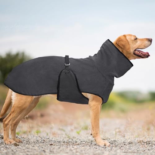 YPDOPORA Hundekleidung Für Den Winter, Warmer, Wattierter Mantel, Kuschelige Rollkragenjacke Für Hunde, Größe M, Bequemer, Weicher Haustiermantel Mit Verstellbarem Bauchgurt Für Spaziergänge,Grau,5XL YPDOPORA Hundekleidung Für Den Winter, Warmer, Wattierter Mantel, Kuschelige Rollkragenjacke Für Hunde, Größe M, Bequemer, Weicher Haustiermantel Mit Verstellbarem Bauchgurt Für Spaziergänge,Grau,5XL von YPDOPORA