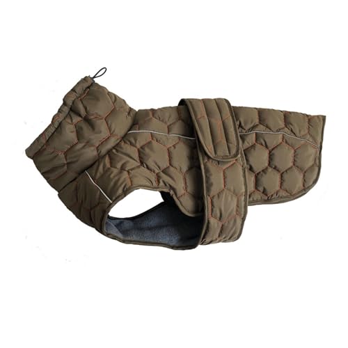 YPDOPORA Hundemäntel Für Große Hunde, Wasserdicht, Für Den Winter, Reflektierender Schneeanzug Mit Fleecefutter Und Wasserdichter Schicht, Verstellbare Reflektierende Jacke,Orange,M YPDOPORA Hundemäntel Für Große Hunde, Wasserdicht, Für Den Winter, Reflektierender Schneeanzug Mit Fleecefutter Und Wasserdichter Schicht, Verstellbare Reflektierende Jacke,Orange,M von YPDOPORA