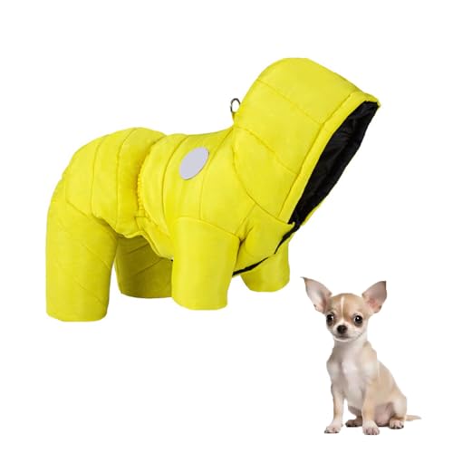 YPDOPORA Hundemäntel Für Kleine Hunde, Wasserdicht, Atmungsaktiv, Wasserdicht, Wintermantel Für Haustiere Mit D-Ring, Kapuze Und Ärmeln Für Kleine Und Mittelgroße Hunde,Gelb,L YPDOPORA Hundemäntel Für Kleine Hunde, Wasserdicht, Atmungsaktiv, Wasserdicht, Wintermantel Für Haustiere Mit D-Ring, Kapuze Und Ärmeln Für Kleine Und Mittelgroße Hunde,Gelb,L von YPDOPORA