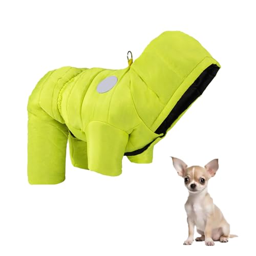 YPDOPORA Hundemäntel Für Kleine Hunde, Wasserdicht, Atmungsaktiv, Wasserdicht, Wintermantel Für Haustiere Mit D-Ring, Kapuze Und Ärmeln Für Kleine Und Mittelgroße Hunde,Grün,L YPDOPORA Hundemäntel Für Kleine Hunde, Wasserdicht, Atmungsaktiv, Wasserdicht, Wintermantel Für Haustiere Mit D-Ring, Kapuze Und Ärmeln Für Kleine Und Mittelgroße Hunde,Grün,L von YPDOPORA