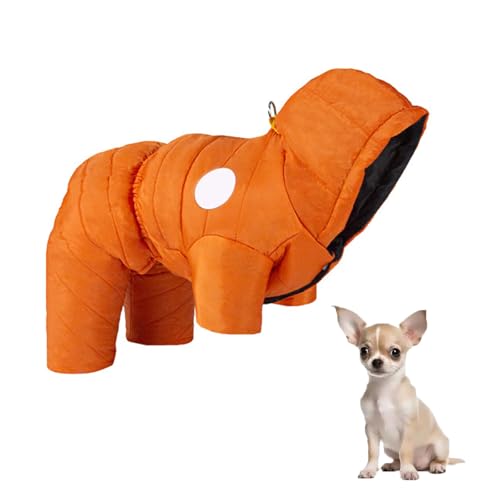 YPDOPORA Hundemäntel Für Kleine Hunde, Wasserdicht, Atmungsaktiv, Wasserdicht, Wintermantel Für Haustiere Mit D-Ring, Kapuze Und Ärmeln Für Kleine Und Mittelgroße Hunde,Orange,L YPDOPORA Hundemäntel Für Kleine Hunde, Wasserdicht, Atmungsaktiv, Wasserdicht, Wintermantel Für Haustiere Mit D-Ring, Kapuze Und Ärmeln Für Kleine Und Mittelgroße Hunde,Orange,L von YPDOPORA
