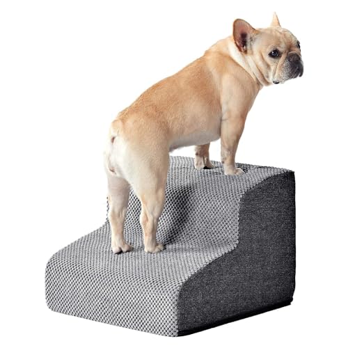 YPDOPORA Hundetreppe Für Kleine Hunde Und Katzen, Extra Breite, rutschfeste Haustierstufen Für Hohe Betten Oder Couch, Hundetreppe Für Kleine Hunde, Welpen, Katzen, Ältere Menschen,A,XS YPDOPORA Hundetreppe Für Kleine Hunde Und Katzen, Extra Breite, rutschfeste Haustierstufen Für Hohe Betten Oder Couch, Hundetreppe Für Kleine Hunde, Welpen, Katzen, Ältere Menschen,A,XS von YPDOPORA