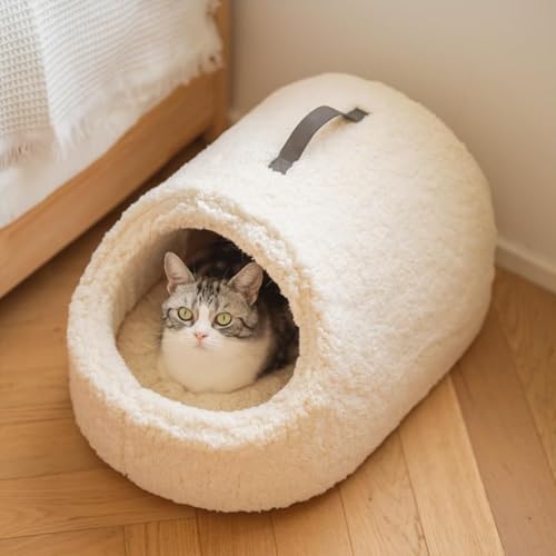 YPDOPORA Katzen-Sherpa-Wiegehöhle, Plüsch-Kuschel-Winter-Tragbares Warmes Nest Mit Griff, Faltbares Reisefreundliches Bett Für Auto Und Zuhause YPDOPORA Katzen-Sherpa-Wiegehöhle, Plüsch-Kuschel-Winter-Tragbares Warmes Nest Mit Griff, Faltbares Reisefreundliches Bett Für Auto Und Zuhause von YPDOPORA