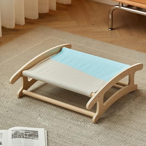 YPDOPORA Katzenbett, Katzencouch, Haustiersofa Für Hauskatzen, Holzmöbel Für Den Innenbereich, Erhöhte Katzenbetten Mit Abnehmbarem Matratzenbezug, Geeignet Für Kätzchen, Welpen,Blau YPDOPORA Katzenbett, Katzencouch, Haustiersofa Für Hauskatzen, Holzmöbel Für Den Innenbereich, Erhöhte Katzenbetten Mit Abnehmbarem Matratzenbezug, Geeignet Für Kätzchen, Welpen,Blau von YPDOPORA