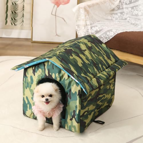 YPDOPORA Katzenhaus Für Freigängerkatzen, Wetterfest, Wasserdichtes Oxford-Gewebe, Abnehmbares, Geschlossenes Katzenhaus Für Katzenwelpen, Waschbarer Winterunterschlupf Für Streunende Katzen,Beige,M YPDOPORA Katzenhaus Für Freigängerkatzen, Wetterfest, Wasserdichtes Oxford-Gewebe, Abnehmbares, Geschlossenes Katzenhaus Für Katzenwelpen, Waschbarer Winterunterschlupf Für Streunende Katzen,Beige,M von YPDOPORA