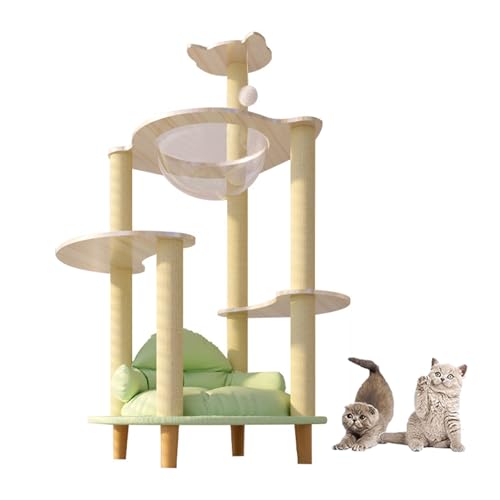 YPDOPORA Katzenklettergerüst Für Hauskatzen Katzenklettergerüst Katzennest Katzenbaum Großes Katzengerüst Aus Holz Hauskratzbaum Raumkapsel Katzengerüst Katzenturm YPDOPORA Katzenklettergerüst Für Hauskatzen Katzenklettergerüst Katzennest Katzenbaum Großes Katzengerüst Aus Holz Hauskratzbaum Raumkapsel Katzengerüst Katzenturm von YPDOPORA
