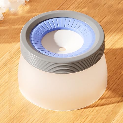 YPDOPORA Katzenwassernapf Mit Großem Fassungsvermögen Von 1,2 L, Spritzwassergeschütztes Und Auslaufsicheres Design, Erhöht Und Abnehmbar Für Einfache Reinigung, Langlebiger Trinknapf Für Katzen,Blau von YPDOPORA