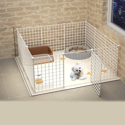 YPDOPORA Kleintier-Laufstall, Stacheldraht-Hundekäfig, DIY-Haustiergehege, Frei Erweiterbar Und Einfach Zu Montieren, Mit Anti-Rutsch-Aufklebern,G YPDOPORA Kleintier-Laufstall, Stacheldraht-Hundekäfig, DIY-Haustiergehege, Frei Erweiterbar Und Einfach Zu Montieren, Mit Anti-Rutsch-Aufklebern,G von YPDOPORA