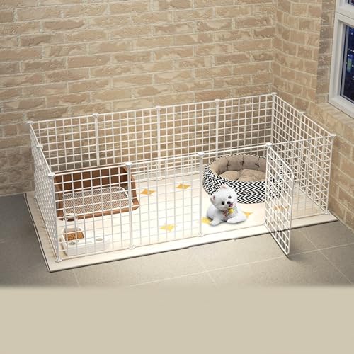 YPDOPORA Kleintier-Laufstall, Stacheldraht-Hundekäfig, DIY-Haustiergehege, Frei Erweiterbar Und Einfach Zu Montieren, Mit Anti-Rutsch-Aufklebern,H YPDOPORA Kleintier-Laufstall, Stacheldraht-Hundekäfig, DIY-Haustiergehege, Frei Erweiterbar Und Einfach Zu Montieren, Mit Anti-Rutsch-Aufklebern,H von YPDOPORA