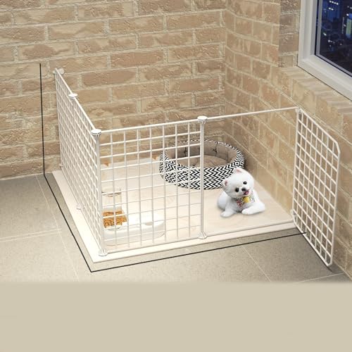 YPDOPORA Kleintier-Laufstall, Stacheldraht-Hundekäfig, DIY-Haustiergehege, Frei Erweiterbar Und Einfach Zu Montieren, Mit Anti-Rutsch-Aufklebern,K YPDOPORA Kleintier-Laufstall, Stacheldraht-Hundekäfig, DIY-Haustiergehege, Frei Erweiterbar Und Einfach Zu Montieren, Mit Anti-Rutsch-Aufklebern,K von YPDOPORA