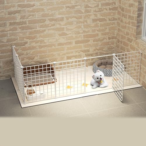 YPDOPORA Kleintier-Laufstall, Stacheldraht-Hundekäfig, DIY-Haustiergehege, Frei Erweiterbar Und Einfach Zu Montieren, Mit Anti-Rutsch-Aufklebern,R YPDOPORA Kleintier-Laufstall, Stacheldraht-Hundekäfig, DIY-Haustiergehege, Frei Erweiterbar Und Einfach Zu Montieren, Mit Anti-Rutsch-Aufklebern,R von YPDOPORA