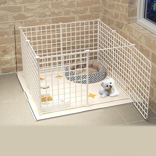 YPDOPORA Kleintier-Laufstall, Stacheldraht-Hundekäfig, DIY-Haustiergehege, Frei Erweiterbar Und Einfach Zu Montieren, Mit Anti-Rutsch-Aufklebern,U YPDOPORA Kleintier-Laufstall, Stacheldraht-Hundekäfig, DIY-Haustiergehege, Frei Erweiterbar Und Einfach Zu Montieren, Mit Anti-Rutsch-Aufklebern,U von YPDOPORA