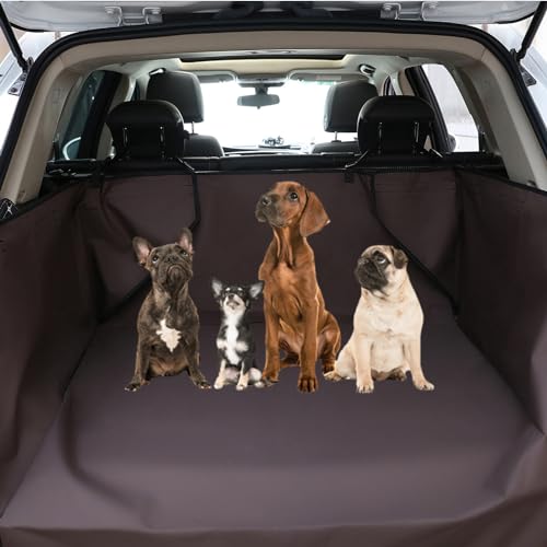 YPDOPORA Kofferraumschutz Für Hunde, Wasserdichter Hundesitzbezug, Mattenschutz, rutschfest Und Waschbar, Mit Seiten- Und Stoßstangenschutz, Hunde-Laderaumeinlage Für Suvs, Lkws,C YPDOPORA Kofferraumschutz Für Hunde, Wasserdichter Hundesitzbezug, Mattenschutz, rutschfest Und Waschbar, Mit Seiten- Und Stoßstangenschutz, Hunde-Laderaumeinlage Für Suvs, Lkws,C von YPDOPORA