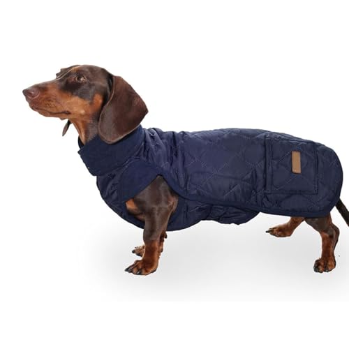 YPDOPORA Langer Dackel-Wintermantel Für Hunde, wasserdichte Dackeljacke, Wasserdichter Dackelmantel, Winterjacke Für Haustiere Mit Leinenloch Und Tasche Für Draußen,Grau,M YPDOPORA Langer Dackel-Wintermantel Für Hunde, wasserdichte Dackeljacke, Wasserdichter Dackelmantel, Winterjacke Für Haustiere Mit Leinenloch Und Tasche Für Draußen,Grau,M von YPDOPORA