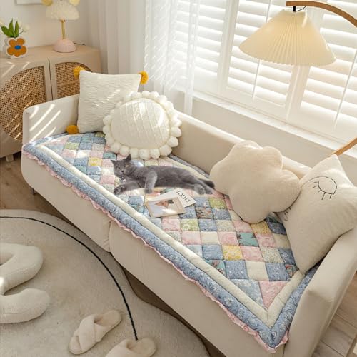 YPDOPORA Lustiger, Flauschiger Sofabezug, Garten-Chic-Couchbezug Aus Baumwolle, Schützender Sofabezug, Lustiger, Flauschiger Hundebett-Autositz, Rutschfester Sofabezug Für Katzen Und Hunde,Blau,2XL YPDOPORA Lustiger, Flauschiger Sofabezug, Garten-Chic-Couchbezug Aus Baumwolle, Schützender Sofabezug, Lustiger, Flauschiger Hundebett-Autositz, Rutschfester Sofabezug Für Katzen Und Hunde,Blau,2XL von YPDOPORA