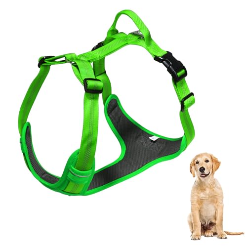 YPDOPORA No Pull Hundegeschirr, Reflektierendes Verstellbares Hundewestengeschirr Mit Griff, Ausbruchsicher, Einfach Anzulegendes Hundegeschirr Aus Weichem Netzgewebe Für Hunde,E,M YPDOPORA No Pull Hundegeschirr, Reflektierendes Verstellbares Hundewestengeschirr Mit Griff, Ausbruchsicher, Einfach Anzulegendes Hundegeschirr Aus Weichem Netzgewebe Für Hunde,E,M von YPDOPORA