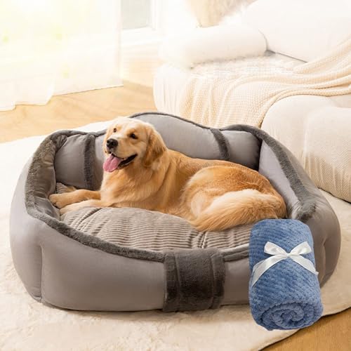YPDOPORA Orthopädische Hundebetten Für Kleine, Mittlere Und Große Hunde, Rechteckiges Haustierbett Aus Cord Mit Waschbarem Und Abnehmbarem Kissen, Weiches Welpenbett,C,L YPDOPORA Orthopädische Hundebetten Für Kleine, Mittlere Und Große Hunde, Rechteckiges Haustierbett Aus Cord Mit Waschbarem Und Abnehmbarem Kissen, Weiches Welpenbett,C,L von YPDOPORA