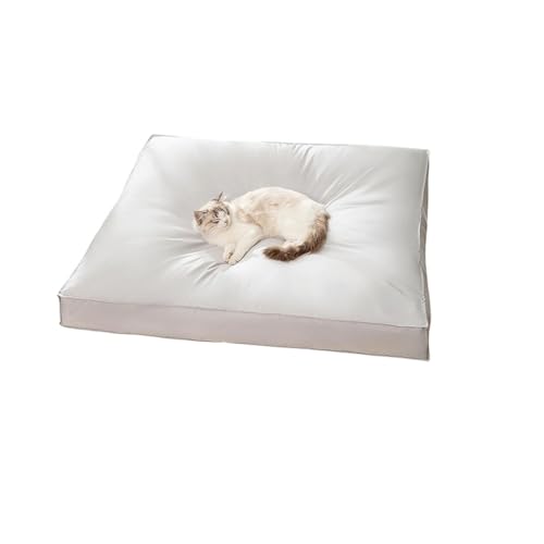 YPDOPORA Orthopädisches Hundebett, Groß, Memory Foam-Füllung, wasserdichte Hundebetten Mit Abnehmbarem, Waschbarem Bezug Und Rutschfester Unterseite Für Kleine, Mittelgroße Und Große Hunde,Grau,M von YPDOPORA