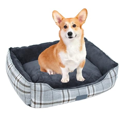 YPDOPORA Orthopädisches Hundebett Für Kleine Hunde Und Katzen, Four Seasons Universal Soft Pet Bed Mit Waschbarer Und Rutschfester Unterseite,A,S von YPDOPORA