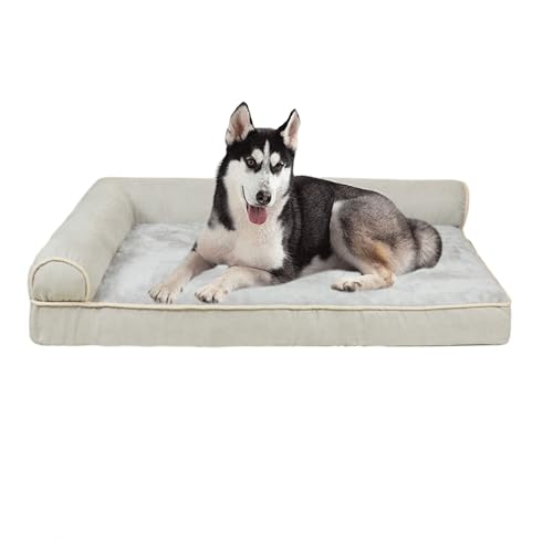 YPDOPORA Orthopädisches Sofa-Hundebett, Äußerst Bequeme Hundebetten Für Große, Mittelgroße Und Kleine Hunde, Atmungsaktives Und Wasserdichtes Haustierbett Mit Wasserdichtem Futter,Weiß,2XL YPDOPORA Orthopädisches Sofa-Hundebett, Äußerst Bequeme Hundebetten Für Große, Mittelgroße Und Kleine Hunde, Atmungsaktives Und Wasserdichtes Haustierbett Mit Wasserdichtem Futter,Weiß,2XL von YPDOPORA