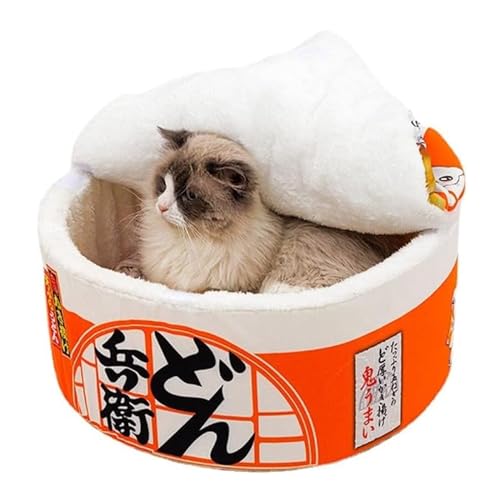 YPDOPORA Ramen-Nudel-Hunde- Und Katzenbett, Kreatives Haustiernest, Abgedeckt Für Den Innenbereich, Hält Warm Und Bequem, Abnehmbares Weiches Haustierbett, Geeignet Für Kleine Katzen Und Hunde,B,M YPDOPORA Ramen-Nudel-Hunde- Und Katzenbett, Kreatives Haustiernest, Abgedeckt Für Den Innenbereich, Hält Warm Und Bequem, Abnehmbares Weiches Haustierbett, Geeignet Für Kleine Katzen Und Hunde,B,M von YPDOPORA