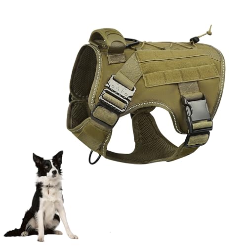 YPDOPORA Reflektierendes Taktisches Hundegeschirr, Kein Ziehen, Verstellbar, Leicht Zu Kontrollierendes Haustiergeschirr Mit Griff, Schnell Bewegliches Taktisches Hundegeschirr,C,XL YPDOPORA Reflektierendes Taktisches Hundegeschirr, Kein Ziehen, Verstellbar, Leicht Zu Kontrollierendes Haustiergeschirr Mit Griff, Schnell Bewegliches Taktisches Hundegeschirr,C,XL von YPDOPORA