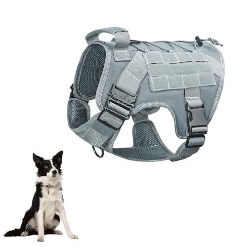 YPDOPORA Reflektierendes Taktisches Hundegeschirr, Kein Ziehen, Verstellbar, Leicht Zu Kontrollierendes Haustiergeschirr Mit Griff, Schnell Bewegliches Taktisches Hundegeschirr,D,M YPDOPORA Reflektierendes Taktisches Hundegeschirr, Kein Ziehen, Verstellbar, Leicht Zu Kontrollierendes Haustiergeschirr Mit Griff, Schnell Bewegliches Taktisches Hundegeschirr,D,M von YPDOPORA