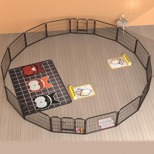 YPDOPORA Robuster, Extra Breiter Hundelaufstall, 6 Paneele, Haustierzaun Für Den Außenbereich, Für Mittelgroße/Kleine Tiere, Faltbarer Welpenlaufstall Für Garten/Hof/Wohnmobil/Camping,C YPDOPORA Robuster, Extra Breiter Hundelaufstall, 6 Paneele, Haustierzaun Für Den Außenbereich, Für Mittelgroße/Kleine Tiere, Faltbarer Welpenlaufstall Für Garten/Hof/Wohnmobil/Camping,C von YPDOPORA