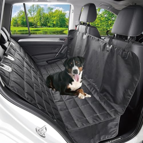 YPDOPORA Rücksitz, Autositzbezug Für Hunde, Hängematte Für Die Rückbank des Autos, Autohängematte Für Hunde, Kratzfester Autositzbezug, Rücksitzbezug Für Hunde, Geeignet Für Suvs, Autos von YPDOPORA