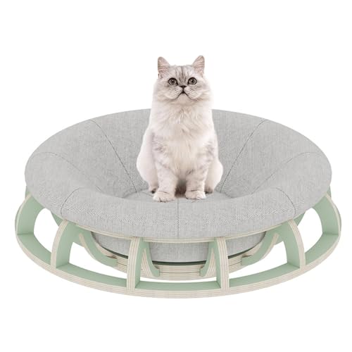 YPDOPORA Rundes Katzenbett, Haustierbedarf, Langlebig, Handgefertigt, Für Den Haushalt, Katzenschlafbett, Loungebett, Haustierhaus, Haustierhängematte, Bett Für Katzen, Welpen, Holzhängematte,Grün YPDOPORA Rundes Katzenbett, Haustierbedarf, Langlebig, Handgefertigt, Für Den Haushalt, Katzenschlafbett, Loungebett, Haustierhaus, Haustierhängematte, Bett Für Katzen, Welpen, Holzhängematte,Grün von YPDOPORA