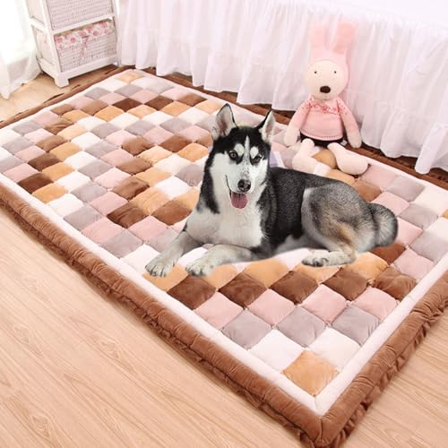 YPDOPORA Sofabezug Aus Baumwolle, Fensterbankmatte Aus Plüsch, Verdickte Tatami-Matte Für Den Schlafzimmerbalkon, Bequem Und Warm, Maschinenwaschbar Für Haustiere, Hunde, Kinder,Braun,S YPDOPORA Sofabezug Aus Baumwolle, Fensterbankmatte Aus Plüsch, Verdickte Tatami-Matte Für Den Schlafzimmerbalkon, Bequem Und Warm, Maschinenwaschbar Für Haustiere, Hunde, Kinder,Braun,S von YPDOPORA