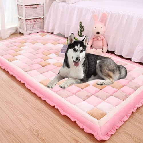 YPDOPORA Sofabezug Aus Baumwolle, Fensterbankmatte Aus Plüsch, Verdickte Tatami-Matte Für Den Schlafzimmerbalkon, Bequem Und Warm, Maschinenwaschbar Für Haustiere, Hunde, Kinder,Rosa,M YPDOPORA Sofabezug Aus Baumwolle, Fensterbankmatte Aus Plüsch, Verdickte Tatami-Matte Für Den Schlafzimmerbalkon, Bequem Und Warm, Maschinenwaschbar Für Haustiere, Hunde, Kinder,Rosa,M von YPDOPORA