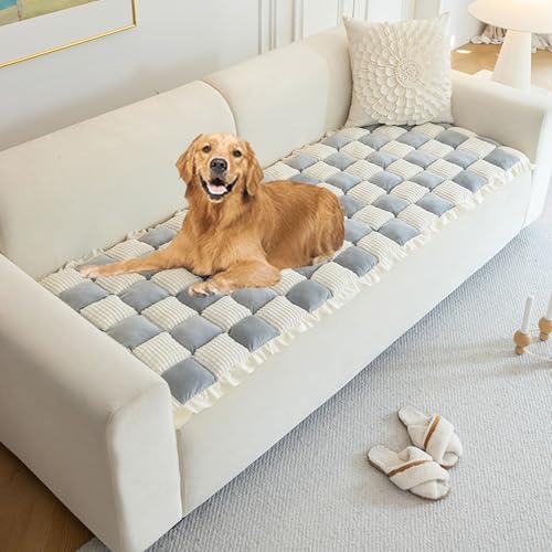 YPDOPORA Sofabezug Für Haustiere, Sofaschutz Für Hunde, rutschfeste, Waschbare Schonbezüge Für Haustiere Und Hunde, Möbelschutz Mit Rüschen Für Große Hunde Und Katzen,Blau,XS YPDOPORA Sofabezug Für Haustiere, Sofaschutz Für Hunde, rutschfeste, Waschbare Schonbezüge Für Haustiere Und Hunde, Möbelschutz Mit Rüschen Für Große Hunde Und Katzen,Blau,XS von YPDOPORA