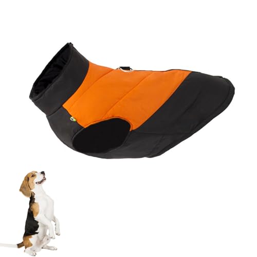 YPDOPORA Warme Wintermäntel Für Hunde, Hundemäntel Für Kleine Hunde, Wasserdicht, Kuschelige Rollkragenjacke Für Haustiere, Mittelgroße Pufferjacke Für Haustiere Mit D-Ring Für Hunde,Orange,4XL YPDOPORA Warme Wintermäntel Für Hunde, Hundemäntel Für Kleine Hunde, Wasserdicht, Kuschelige Rollkragenjacke Für Haustiere, Mittelgroße Pufferjacke Für Haustiere Mit D-Ring Für Hunde,Orange,4XL von YPDOPORA