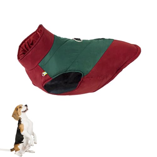 YPDOPORA Warme Wintermäntel Für Hunde, Hundemäntel Für Kleine Hunde, Wasserdicht, Kuschelige Rollkragenjacke Für Haustiere, Mittelgroße Pufferjacke Für Haustiere Mit D-Ring Für Hunde,Rot,5XL YPDOPORA Warme Wintermäntel Für Hunde, Hundemäntel Für Kleine Hunde, Wasserdicht, Kuschelige Rollkragenjacke Für Haustiere, Mittelgroße Pufferjacke Für Haustiere Mit D-Ring Für Hunde,Rot,5XL von YPDOPORA