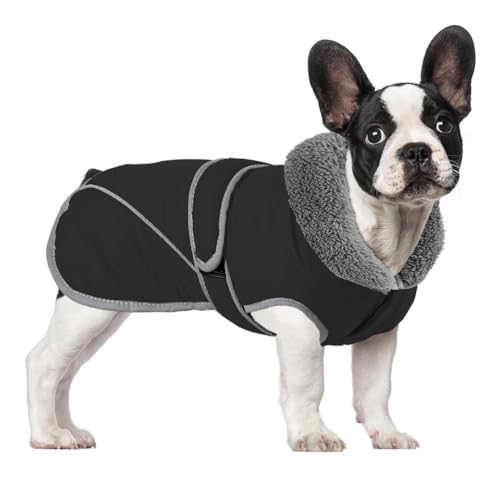 YPDOPORA Warmer Hundewintermantel, wasserdichte Hundemäntel Für Kleine Hunde, Kuschelige Rollkragenjacke Für Haustiere, Mittelgroß, Reflektierende, Verstellbare Haustierjacke Für Hunde,Schwarz,3XL YPDOPORA Warmer Hundewintermantel, wasserdichte Hundemäntel Für Kleine Hunde, Kuschelige Rollkragenjacke Für Haustiere, Mittelgroß, Reflektierende, Verstellbare Haustierjacke Für Hunde,Schwarz,3XL von YPDOPORA