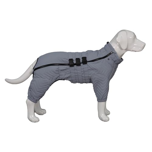 YPDOPORA Warmer Wintermantel Für Kleine Hunde, Kuschelige Rollkragenjacke Für Hunde, Mittelgroß, Winddichter, Wasserdichter, Reflektierender Hundemantel, Pufferjacke Mit Beinen Für Hunde,Grau,5XL YPDOPORA Warmer Wintermantel Für Kleine Hunde, Kuschelige Rollkragenjacke Für Hunde, Mittelgroß, Winddichter, Wasserdichter, Reflektierender Hundemantel, Pufferjacke Mit Beinen Für Hunde,Grau,5XL von YPDOPORA