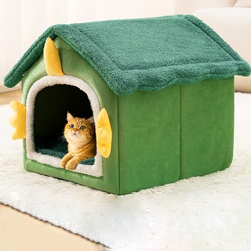 YPDOPORA Weihnachts-Katzenbett, Weihnachtsbaum-Katzenhaus, Geeignet Für Den Innenbereich, Katzenhauszelt, Abnehmbares Und Waschbares Katzenloch Für Haustiere, Geeignet Für Katzen,Grün,L YPDOPORA Weihnachts-Katzenbett, Weihnachtsbaum-Katzenhaus, Geeignet Für Den Innenbereich, Katzenhauszelt, Abnehmbares Und Waschbares Katzenloch Für Haustiere, Geeignet Für Katzen,Grün,L von YPDOPORA