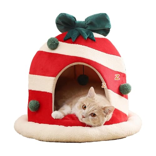YPDOPORA Weihnachtsbaum-Katzenbetten Für Haustiere, Iglu-Betten Für Katzen, Tragbares Höhlenbett Für Haustiere, Winterhaus Für Kleintiere, Warmes Nest Mit Abnehmbarer Unterlage YPDOPORA Weihnachtsbaum-Katzenbetten Für Haustiere, Iglu-Betten Für Katzen, Tragbares Höhlenbett Für Haustiere, Winterhaus Für Kleintiere, Warmes Nest Mit Abnehmbarer Unterlage von YPDOPORA