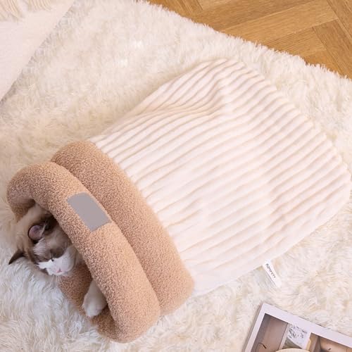 YPDOPORA Winterschlafsack Für Katzen, Katzenschlafsack Für Hauskatzen, Winterschlafsack Für Katzen, Schlafsack Für Katzen, 360°-Wickelkomfortabler Kuschelsack Für Haustiere,Weiß,L YPDOPORA Winterschlafsack Für Katzen, Katzenschlafsack Für Hauskatzen, Winterschlafsack Für Katzen, Schlafsack Für Katzen, 360°-Wickelkomfortabler Kuschelsack Für Haustiere,Weiß,L von YPDOPORA
