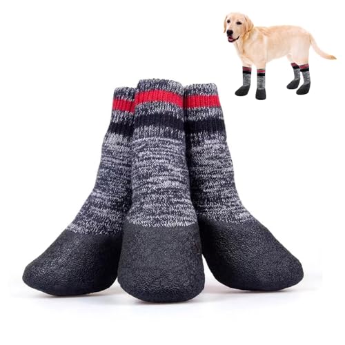YPDOPORA rutschfeste Hundesocken, wasserdichte Hundeschuhe Für Drinnen Und Draußen, rutschfeste Hundesocken, Stiefel, Rutschfester Hundepfotenschutz, Verhindern Das Lecken Von Socken,XXL YPDOPORA rutschfeste Hundesocken, wasserdichte Hundeschuhe Für Drinnen Und Draußen, rutschfeste Hundesocken, Stiefel, Rutschfester Hundepfotenschutz, Verhindern Das Lecken Von Socken,XXL von YPDOPORA