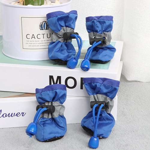 YPDOPORA wasserdichte Hundeschuhe Für Kleine, Mittelgroße Hunde Und Katzen, wasserdichte Hundestiefel Mit Verstellbarem Kordelzug, Hunderegenstiefel Mit Reflektierenden Riemen,B,M YPDOPORA wasserdichte Hundeschuhe Für Kleine, Mittelgroße Hunde Und Katzen, wasserdichte Hundestiefel Mit Verstellbarem Kordelzug, Hunderegenstiefel Mit Reflektierenden Riemen,B,M von YPDOPORA