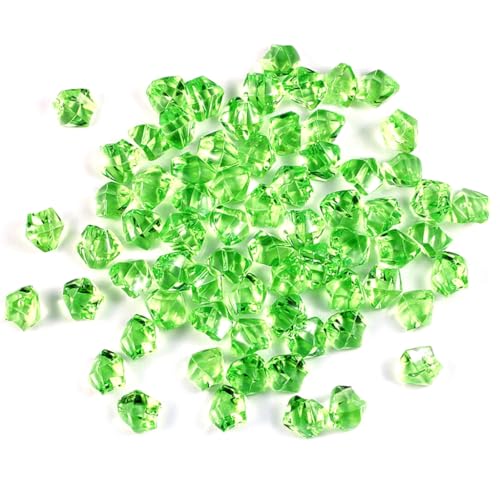 YPREWY Bunte Aquarium-Substrate, Vasenfüllsteine, Acryl, für Tischstreuung, Dekoration, Aquarium, Garten, 200 Stück von YPREWY
