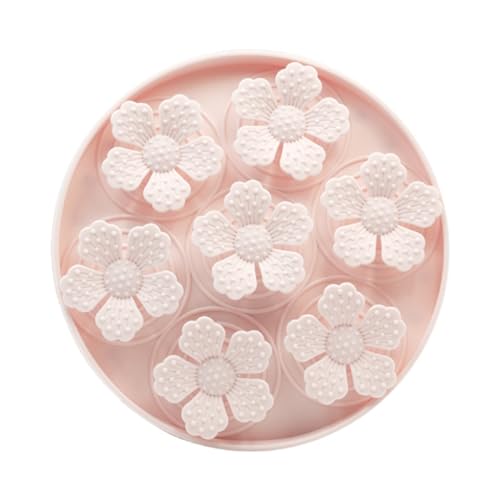 YPREWY Dog Treat Dispensing Snuffle Toy Silicone Chew Toy for Puppy Tething Soft Flower Toy for Small Dogs von YPREWY